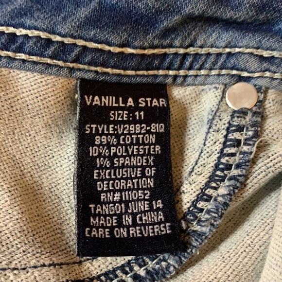 Vanilla Star jeans Size 11 straight leg - Picture 6 of 7
